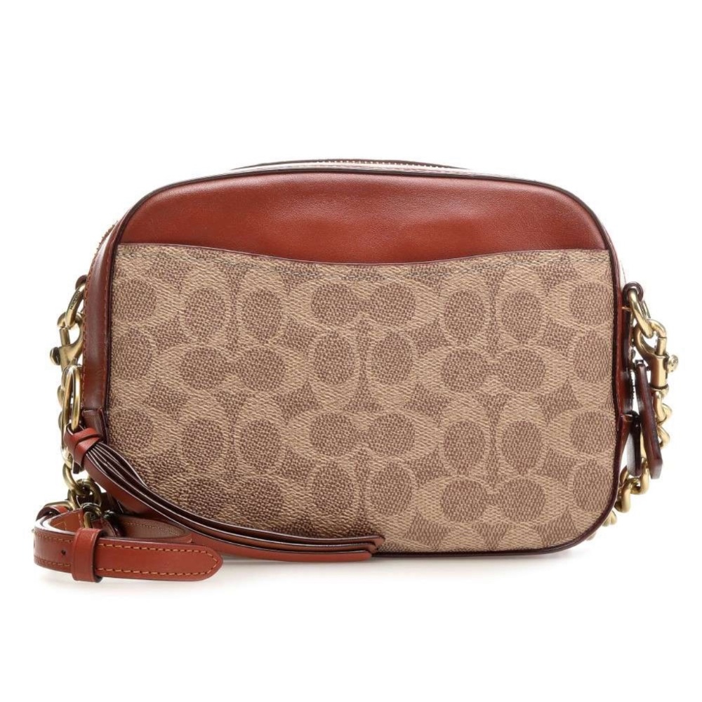 Coach signature camera bag - rust